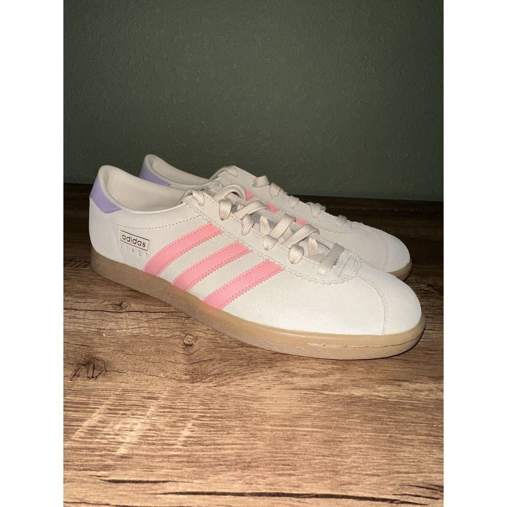 Adidas Stadt Wonder White / Glow Pink / Powder Plum JQ9017 Size Women's 10